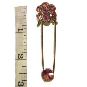 3 for $10 💲 Pink Diamond Crystal Brooch Pin
